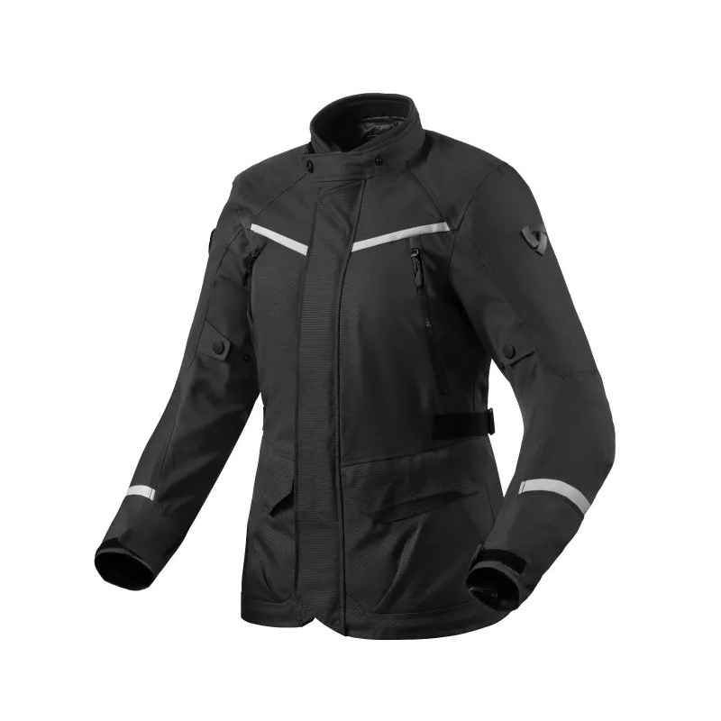 Revit Voltiac 3 H2O zwart en zilver motorjack voor dames