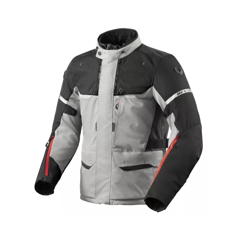 Motorjas Revit Outback 4 H2O zilver-zwart