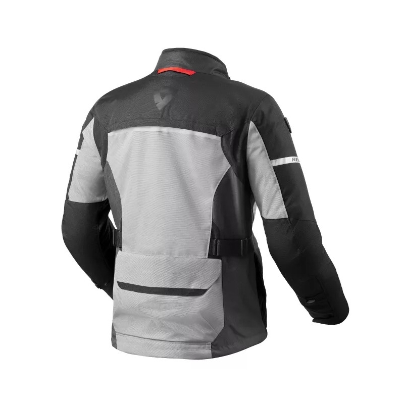 Motorjas Revit Outback 4 H2O zilver-zwart