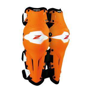 Kniebeschermers Zandona X-Bandit wit-oranje