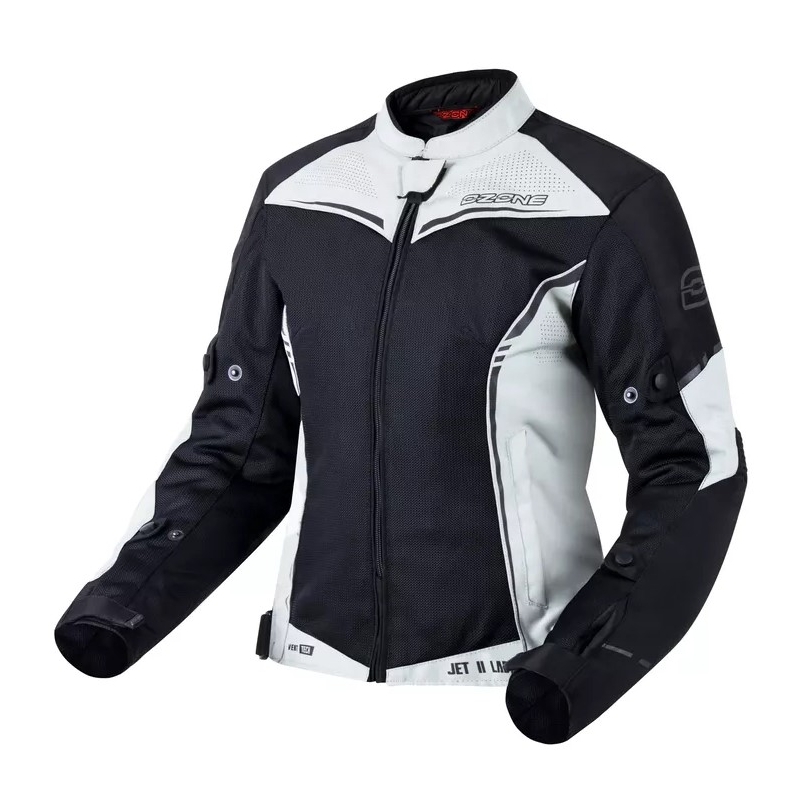 Damesjas Ozone Jet II grijs en zwart uitverkoop