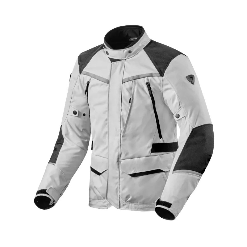 Motorjas Revit Voltiac 3 H2O zilver-zwart