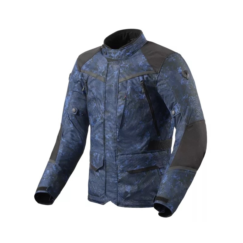 Revit Voltiac 3 H2O camo blauw motorjack uitverkoop