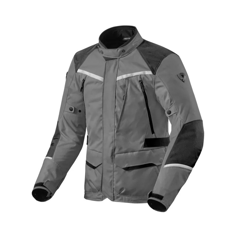 Motorjas Revit Voltiac 3 H2O grijs-zwart