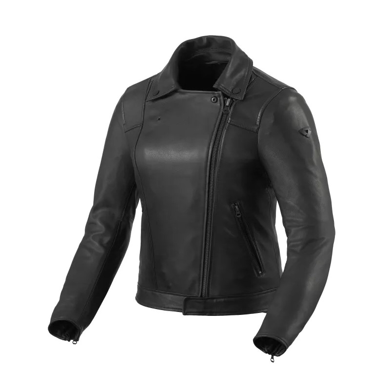 Dames motorjas Revit Liv zwart uitverkoop