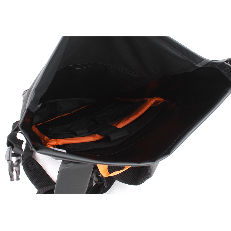 Vodotěsný batoh Oxford AQUA EVO černo-oranžový 22 l