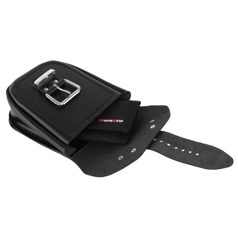 Leren opbergvak voor motorkoffer RSA-1A