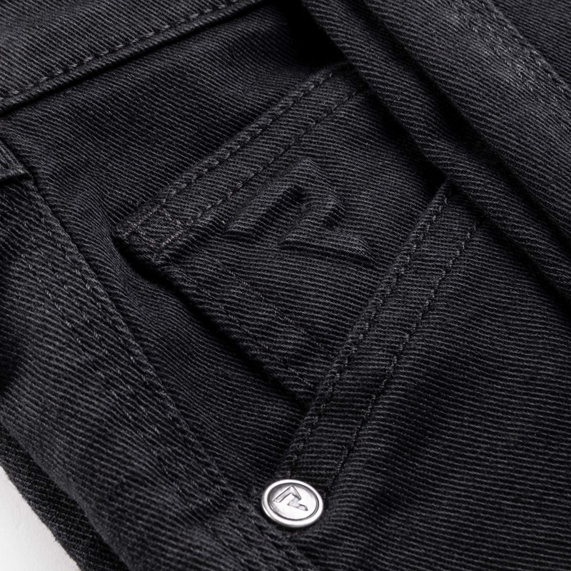 Rebelhorn Vandal Twill Zwarte Motorfiets Jeans uitverkoop