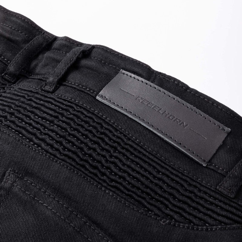 Rebelhorn Vandal Twill Zwarte Motorfiets Jeans uitverkoop