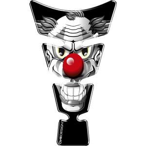 Brandstoftankafdekking - tankpad Print Clown grijs