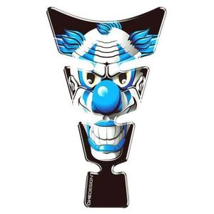 Brandstoftankdeksel - tankpad Print Clown blauw