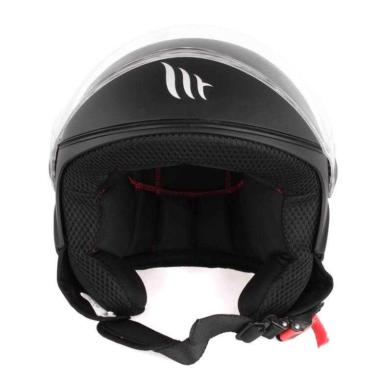 MT Street open motorhelm zwart mat uitverkoop