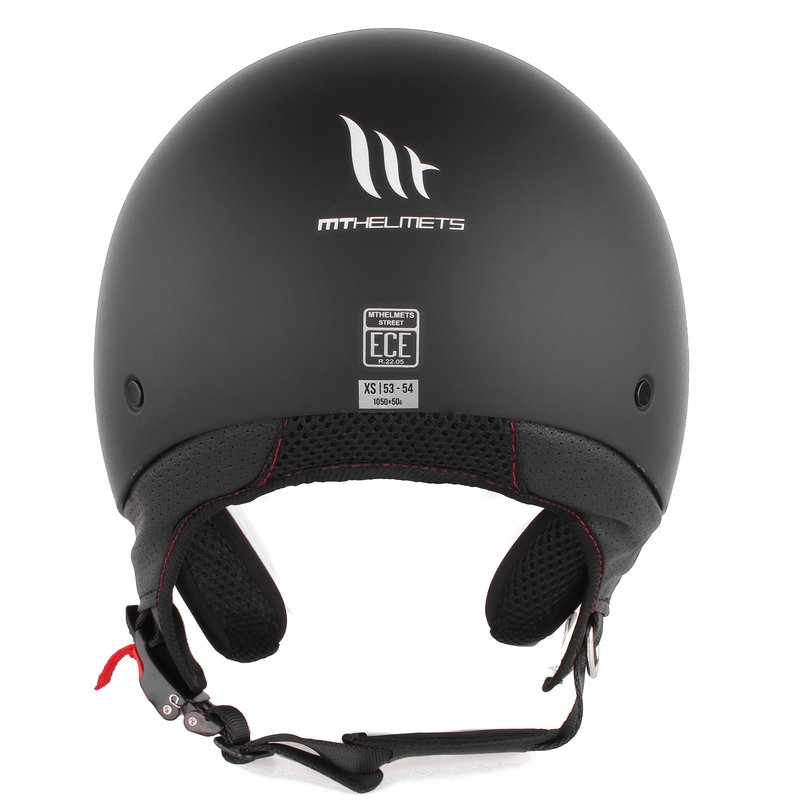 MT Street open motorhelm zwart mat uitverkoop