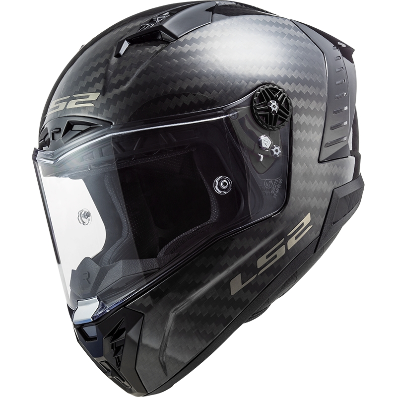 LS2 FF805 Thunder Carbon Zwart Glans Integraal Motorhelm
