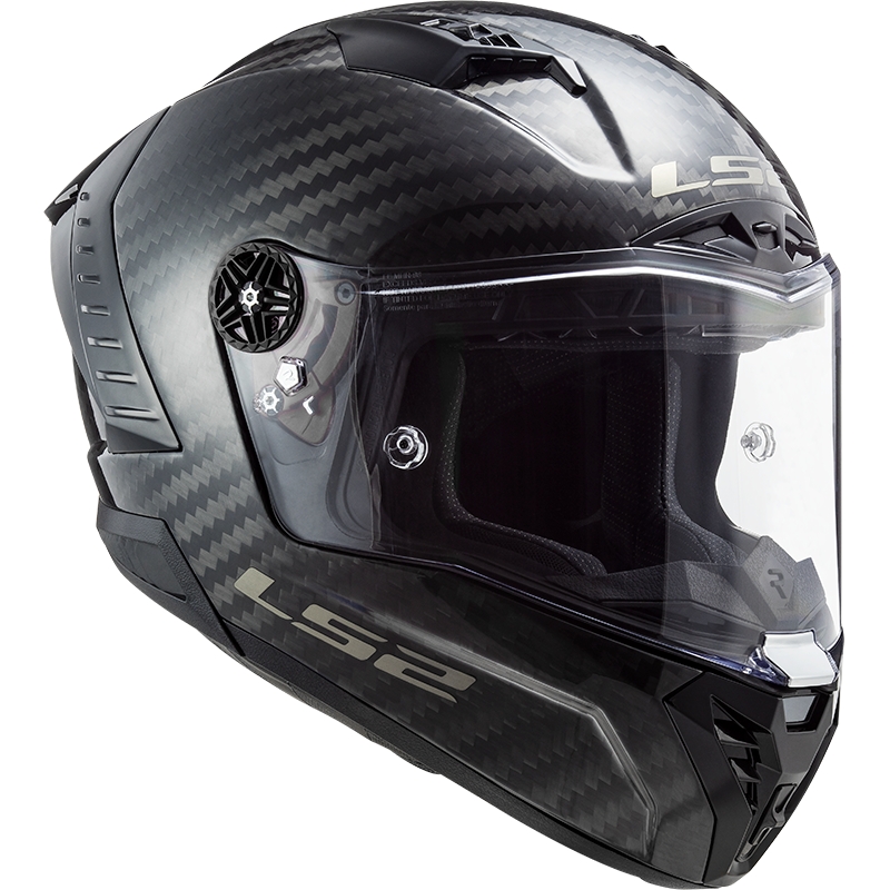 LS2 FF805 Thunder Carbon Zwart Glans Integraal Motorhelm