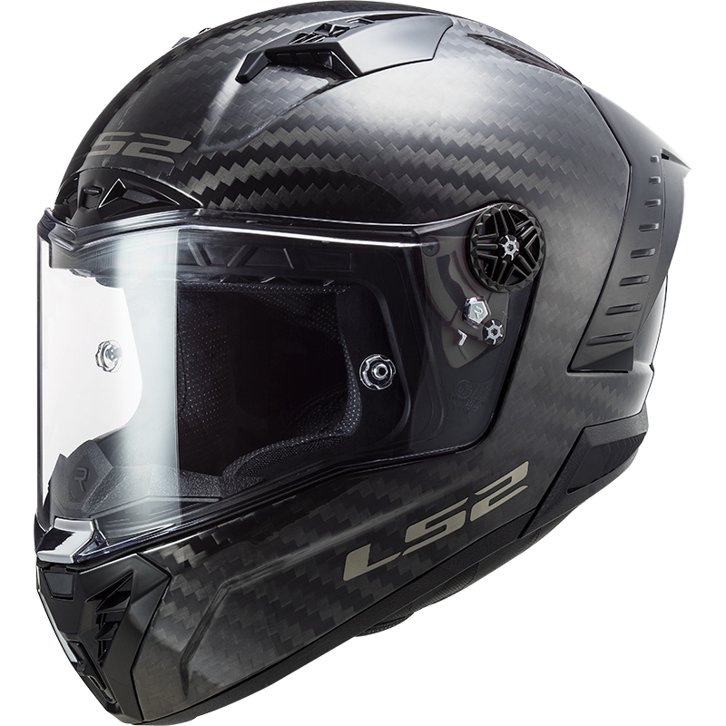 LS2 FF805 Thunder Carbon Zwart Glans Integraal Motorhelm