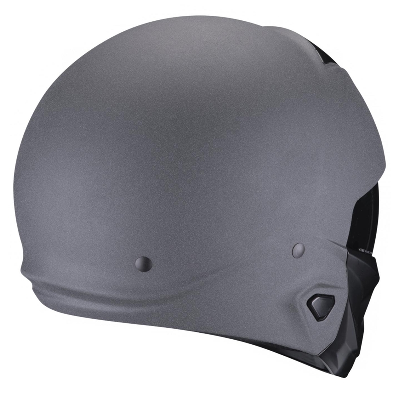 Open helm met masker Scorpion EXO-COMBAT II Solid grafiet donkergrijs