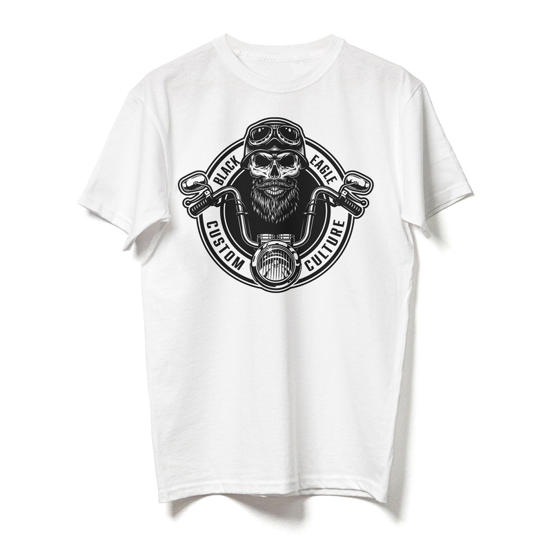 Triko RSA Black Eagle bílé výprodej