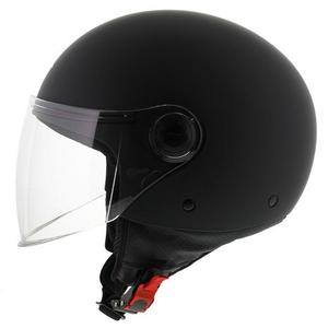 MT Street open motorhelm zwart mat uitverkoop
