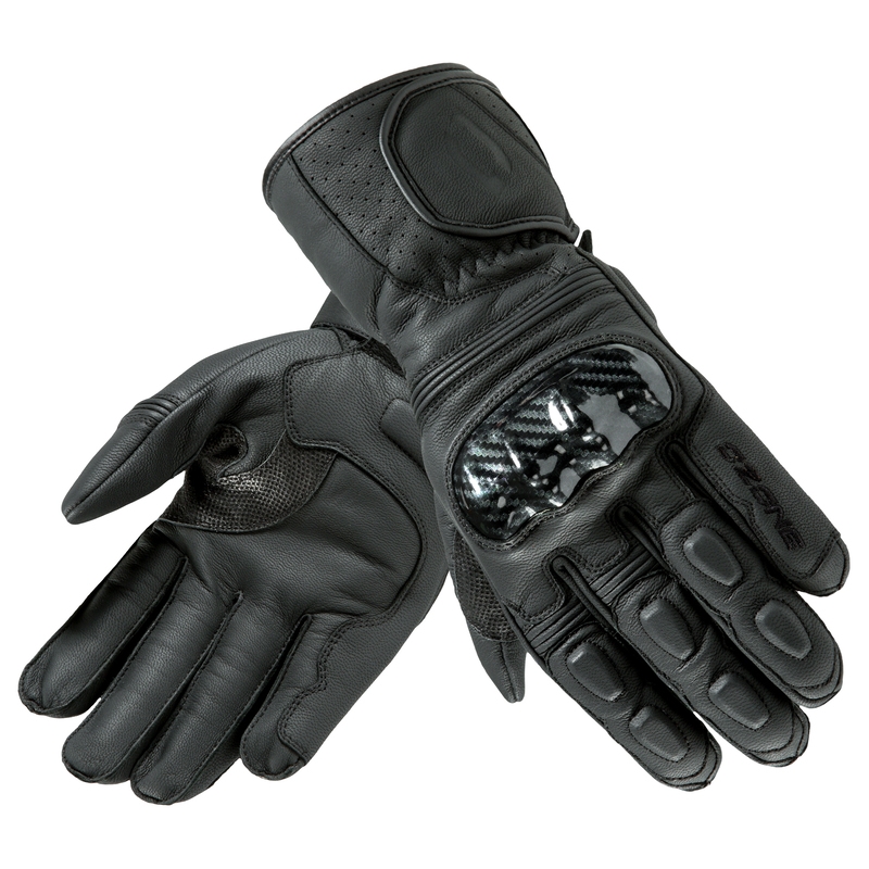 Motorhandschoenen Ozone Ride II CE zwart uitverkoop