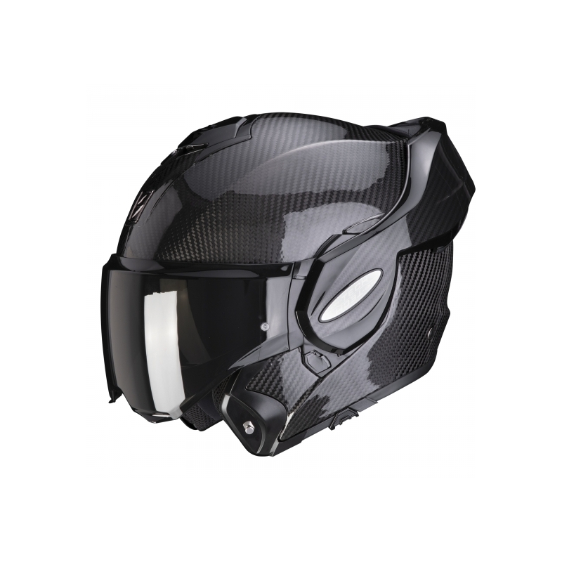 Scorpion EXO-TECH EVO Carbon klaphelm zwart glanzend
