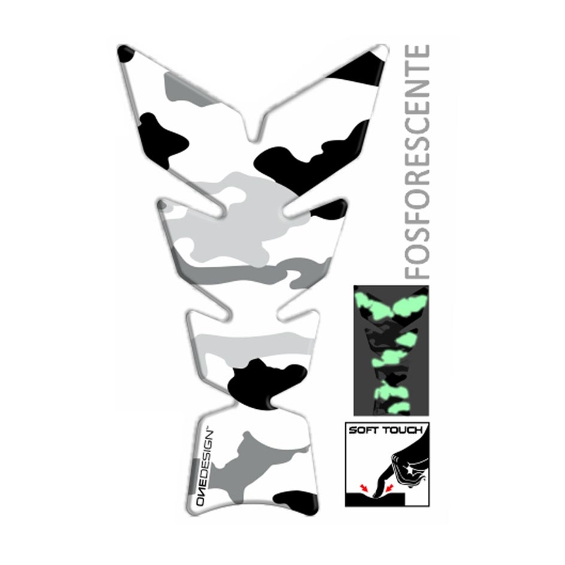 Brandstoftankdeksel - tankpad Print Mimetic Fosforescerend uitverkoop