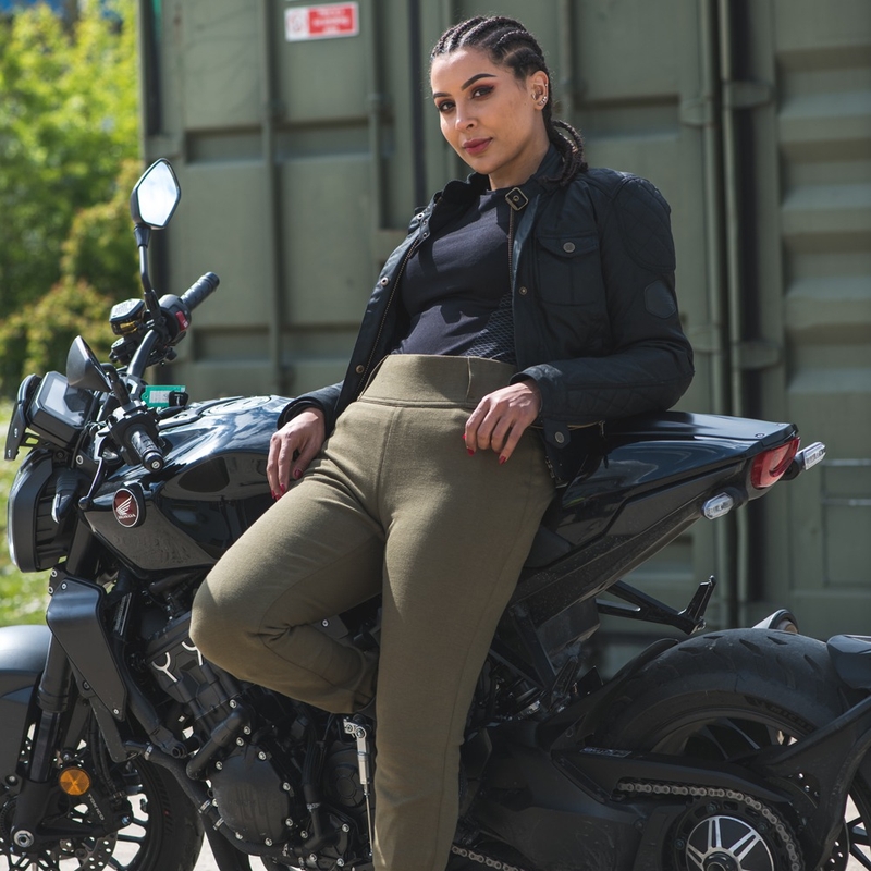 Oxford Super Legging 2.0 kaki voor dames uitverkoop