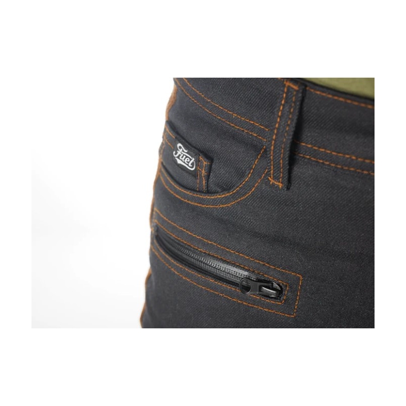 Motorbroek Fuel Sergeant 2 Waxed Bruin en Zwart