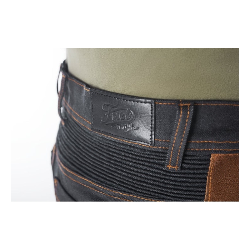 Motorbroek Fuel Sergeant 2 Waxed Bruin en Zwart