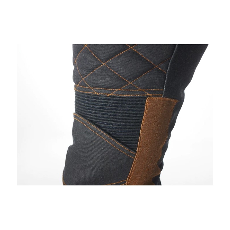 Motorbroek Fuel Sergeant 2 Waxed Bruin en Zwart