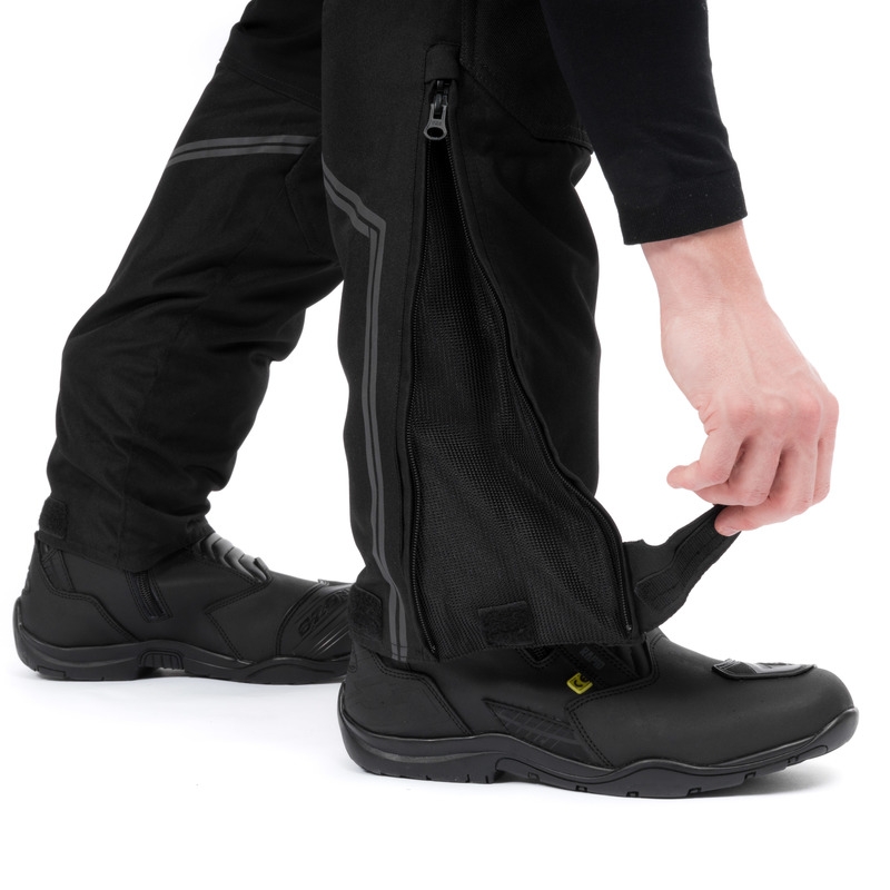 Ozone Union II motorbroek zwart kort uitverkoop