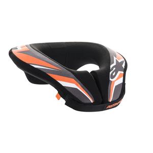 Alpinestars Sequence Jeugd Nekbeschermer Zwart, Wit en Oranje