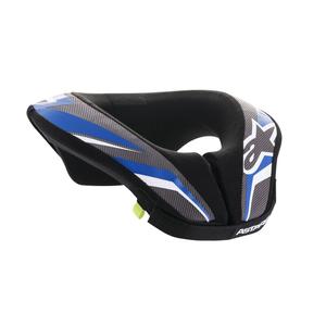 Alpinestars Sequence Jeugd Nekbeschermer Zwart, Wit en Blauw