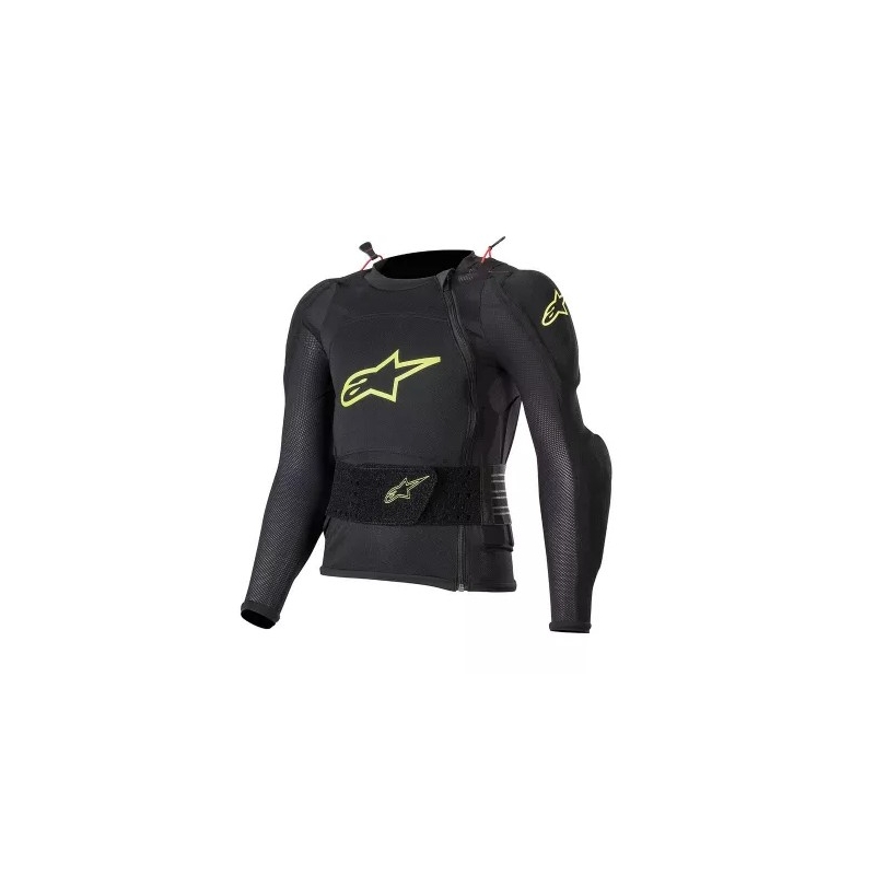 Alpinestars Bionic Plus Bodyprotector Kinderen Zwart-Fluo Geel