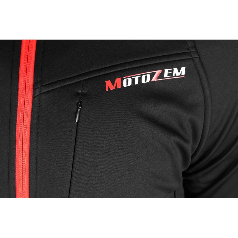 Softshelljack MotoZem Racing Team zwart-rood