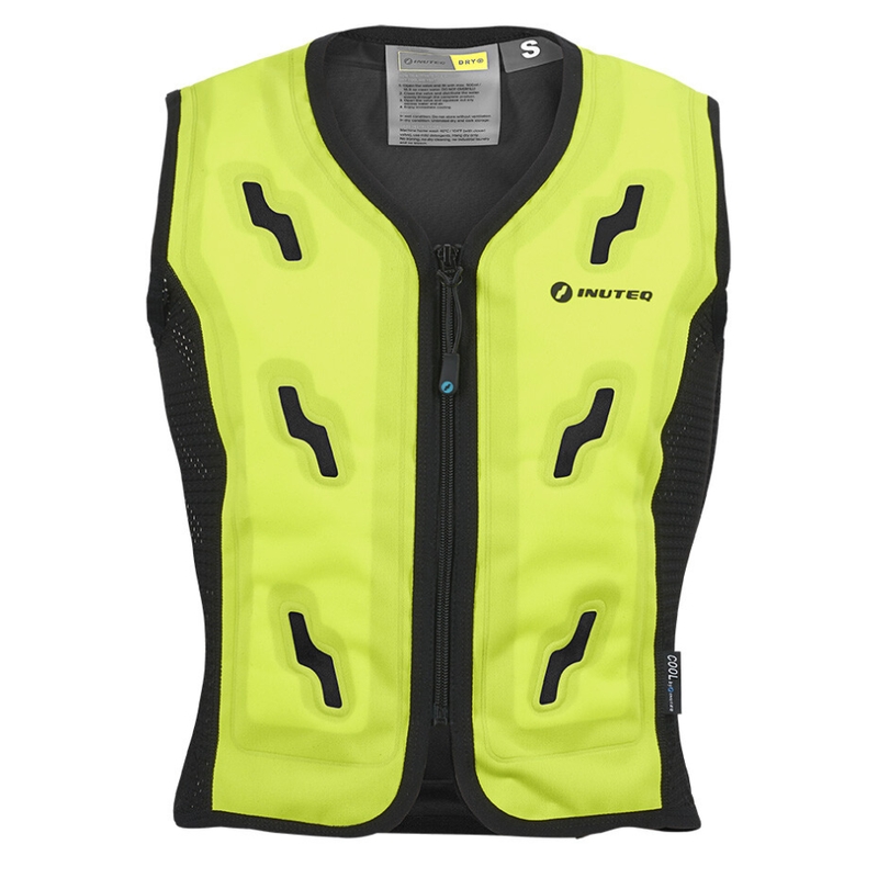 Inuteq Bodycool Smart-X fluo geel koelvest