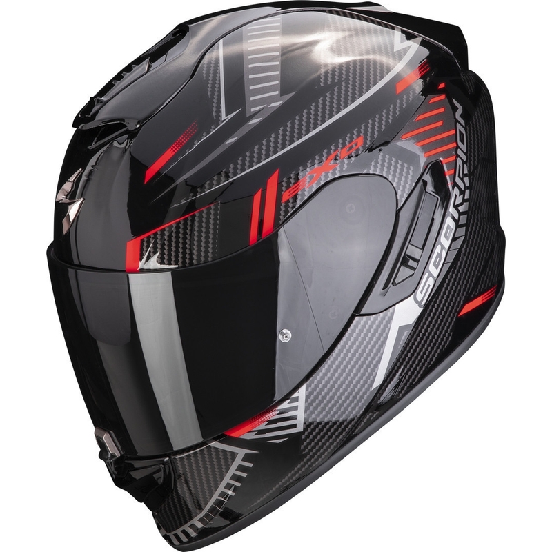 Integraalhelm Scorpion EXO-1400 EVO Air Shell zwart-rood