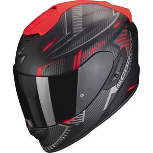 Integraal motorhelm Scorpion EXO-1400 EVO Air Shell zwart-rood mat