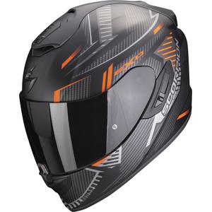 Integraalhelm Scorpion EXO-1400 EVO Air Shell mat zwart-oranje