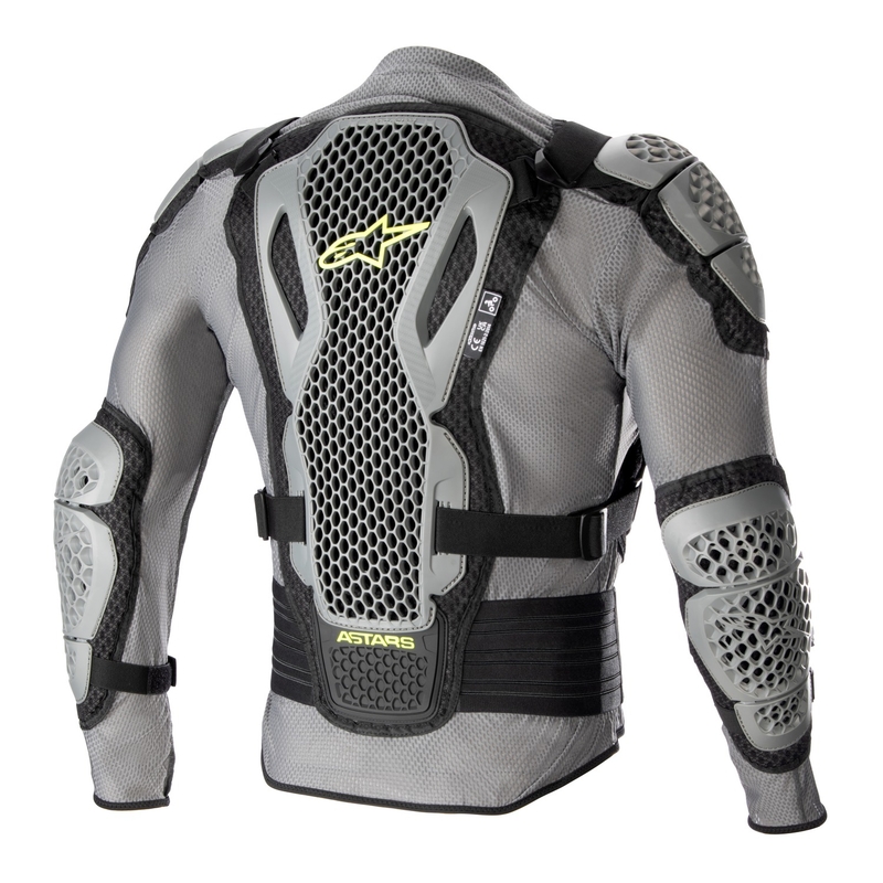 Alpinestars Bionic Action 2 zwart-grijs-fluo gele bodyprotector