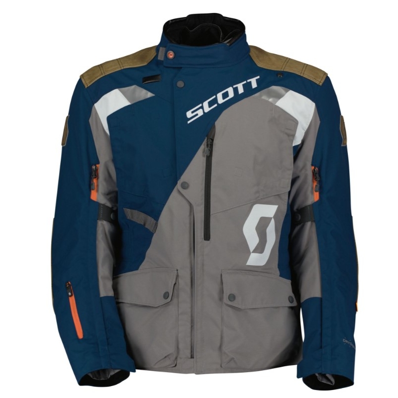 Motorjas SCOTT Dualraid Dryo grijsblauw uitverkoop