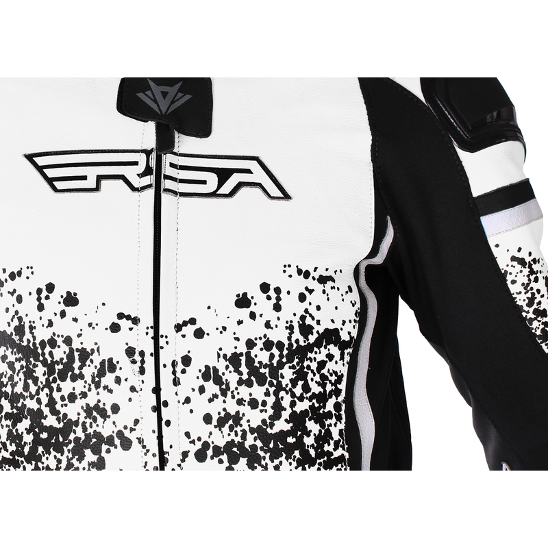 RSA GT2 zwart-witte motoroverall uitverkoop