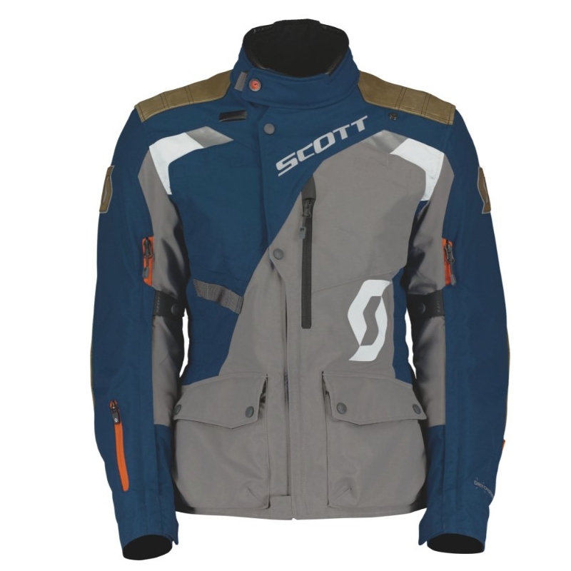 Dames motorjas SCOTT Dualraid Dryo blauw-grijs