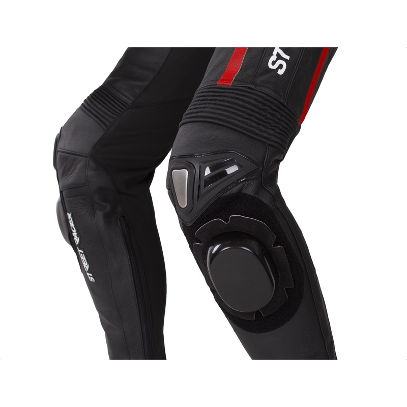 Street Racer Fast Track 2 Zwart, Wit en Rood Motoroverall uitverkoop
