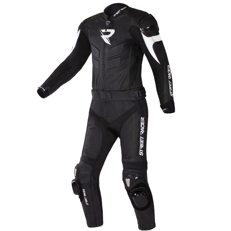 Street Racer Fast Track 2 zwarte motoroverall uitverkoop
