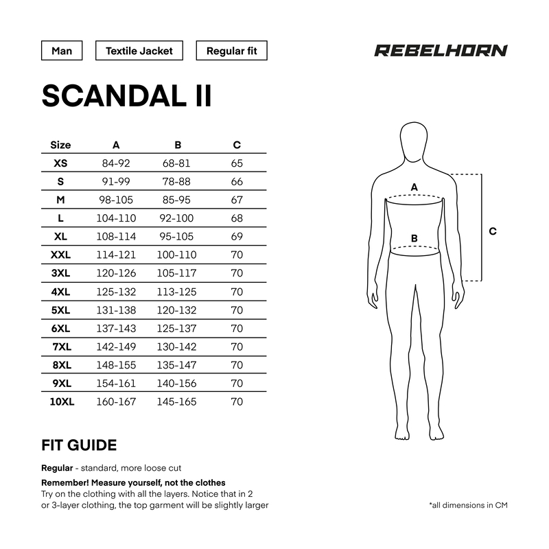 Rebelhorn Scandal II motorjas zilver-zwart