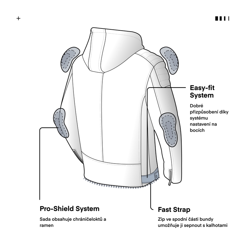 Rebelhorn Impala motorjas zwart