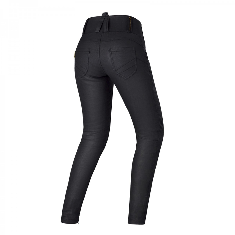 Dames Shima Nox 2.0 Wax Black Motorcycle Jeans uitverkoop