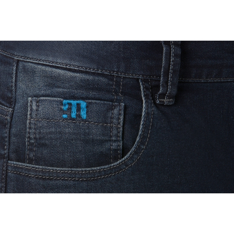 PMJ Jackson Blauw Cropped Motorcycle Jeans uitverkoop