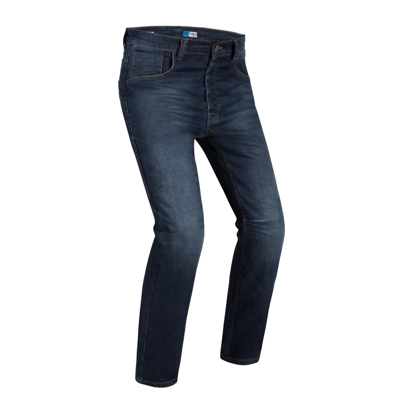 Motorfiets jeans PMJ Tourer blauw WR uitverkoop